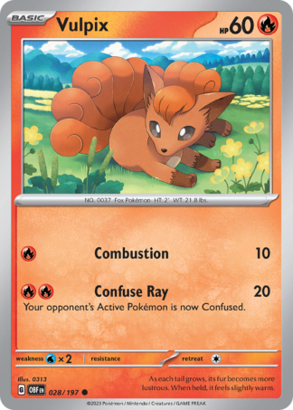 Vulpix 28 / 197
