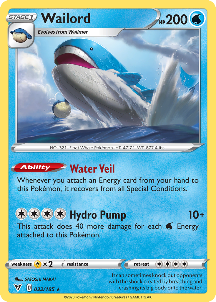 Wailord 32 / 185