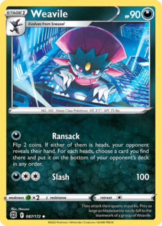 Weavile 87 / 172
