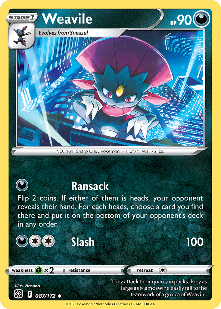 Weavile 87 / 172