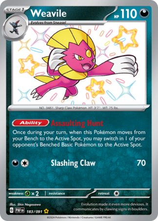Weavile 183 / 91