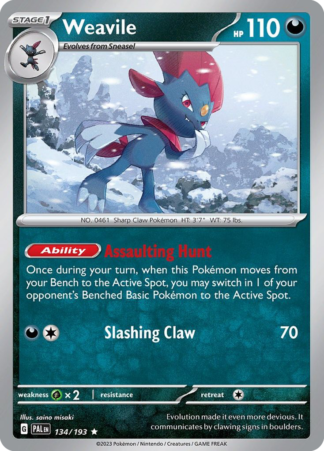 Weavile 134 / 193