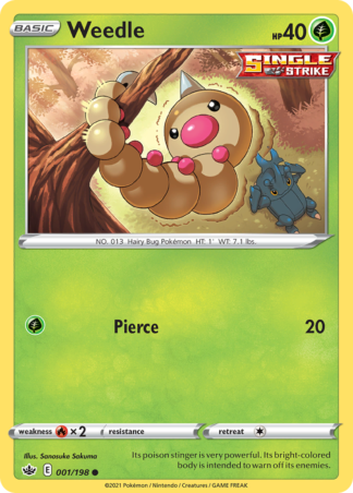 Weedle 1 / 198