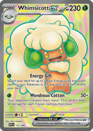 Whimsicott ex 157 / 86