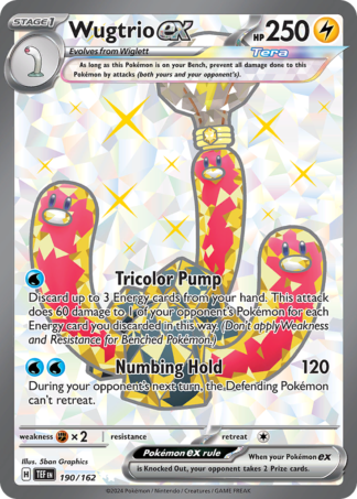 Wugtrio ex 190 / 162