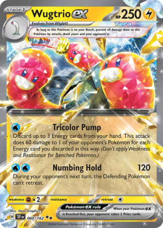 Wugtrio ex 60 / 162