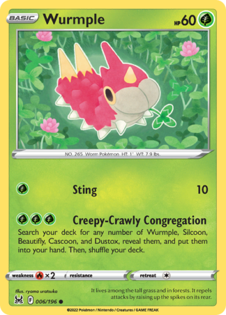 Wurmple 6 / 196