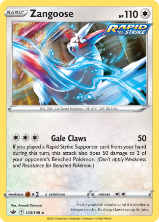 Zangoose 120 / 198
