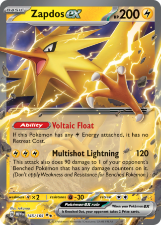 Zapdos ex 145 / 165