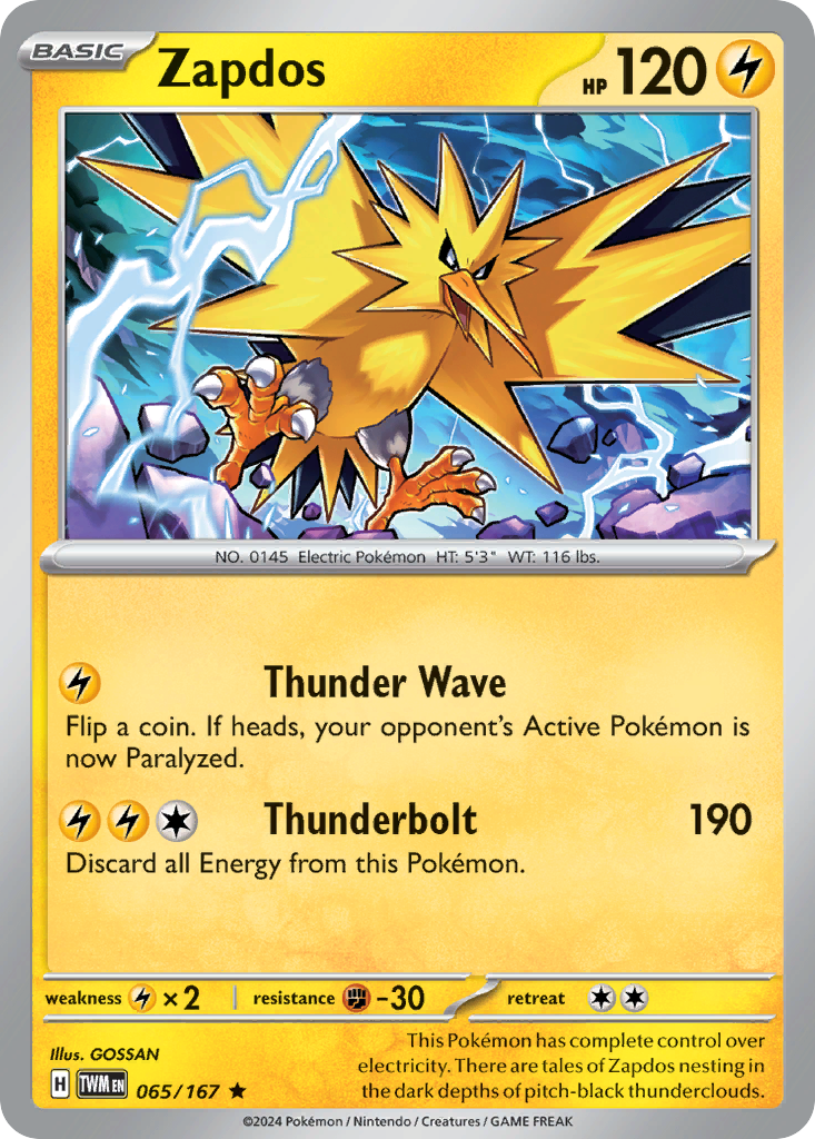 Zapdos 65 / 167