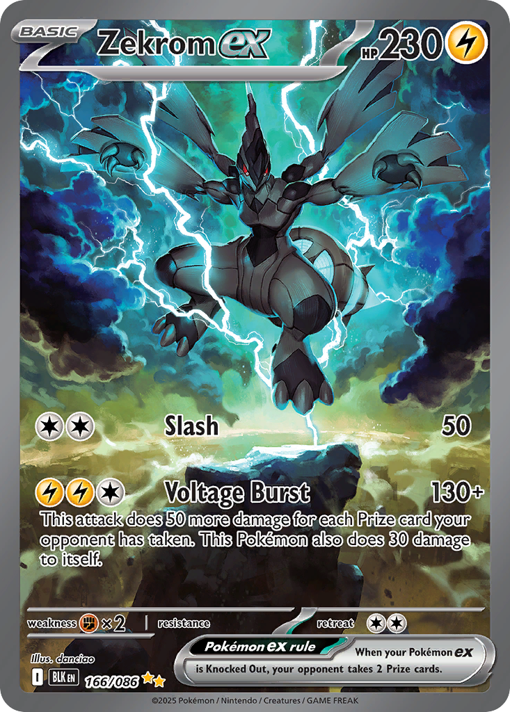 Zekrom ex 166 / 86