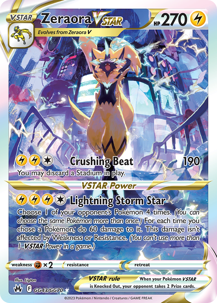 Zeraora VSTAR GG43 / 159