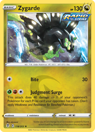 Zygarde 118 / 203