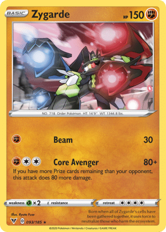 Zygarde 93 / 185