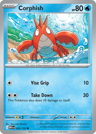 Corphish 33 / 132