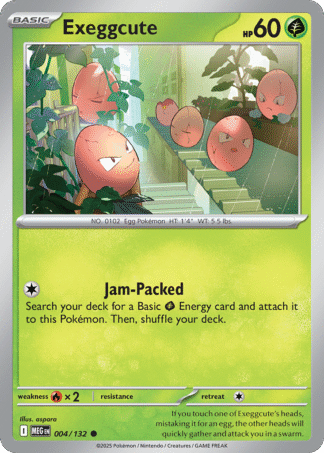 Exeggcute 4 / 132