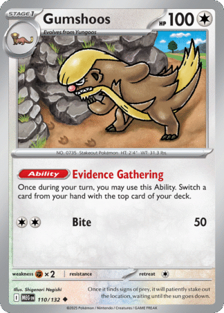 Gumshoos 110 / 132