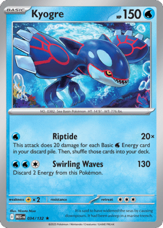 Kyogre 34 / 132