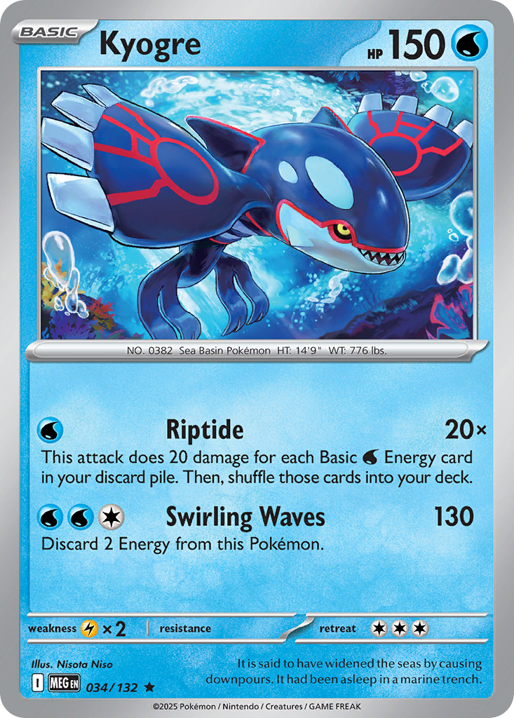 Kyogre 34 / 132