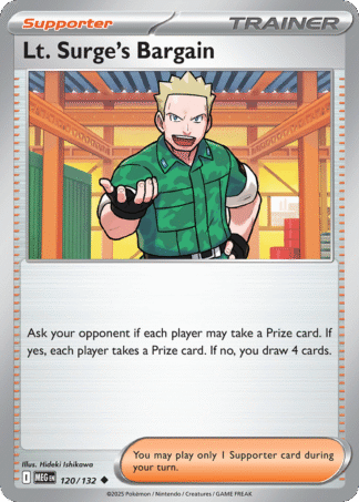 Lt. Surge’s Bargain 120 / 132