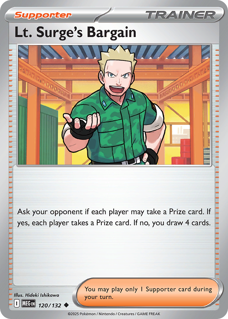 Lt. Surge’s Bargain 120 / 132