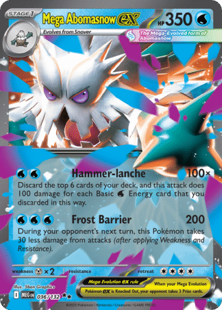 Mega Abomasnow ex 36 / 132
