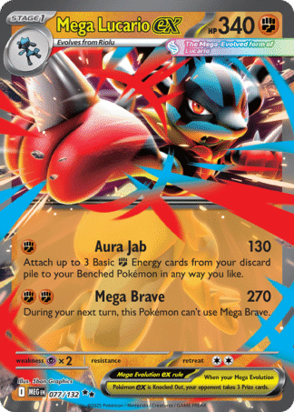 Mega Lucario ex 77 / 132