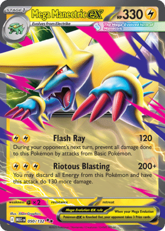 Mega Manectric ex 50 / 132