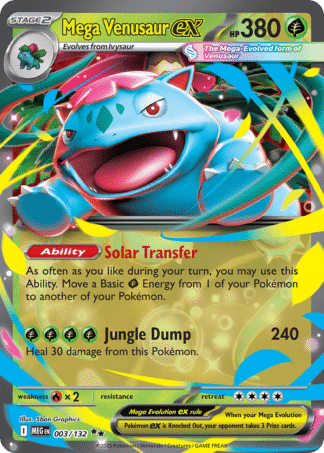 Mega Venusaur ex 3 / 132