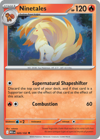 Ninetales 20 / 132