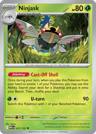 Ninjask 17 / 132