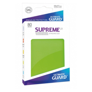Ultimate Guard – Supreme UX Sleeves Standard Size Light Green (80)