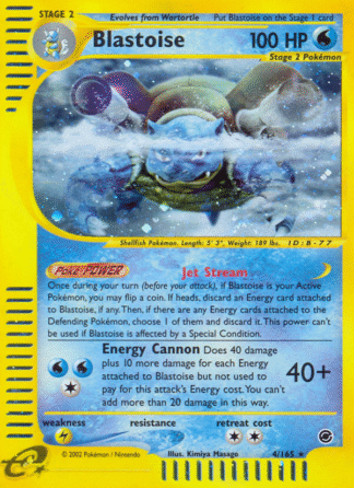 Blastoise 4 / 165