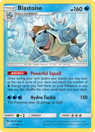 Blastoise 25 / 181