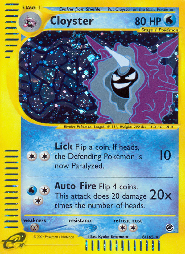 Cloyster 8 / 165