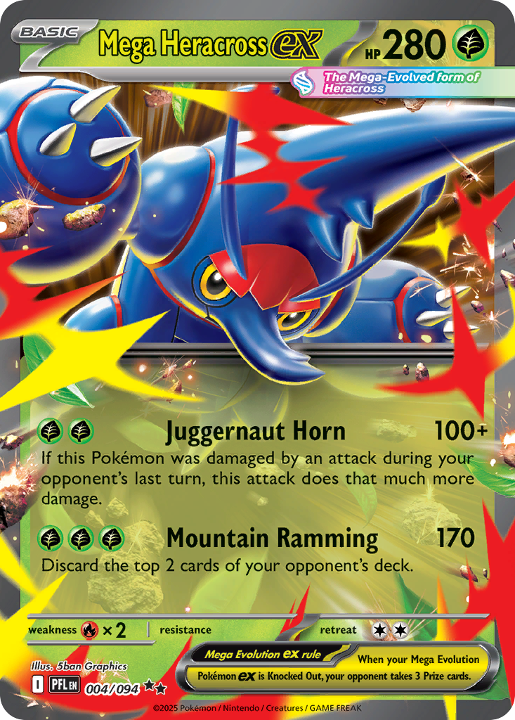 Mega Heracross ex 4 / 94