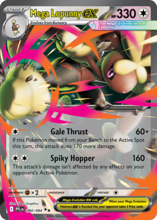 Mega Lopunny ex 84 / 94