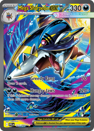 Mega Sharpedo ex 127 / 94