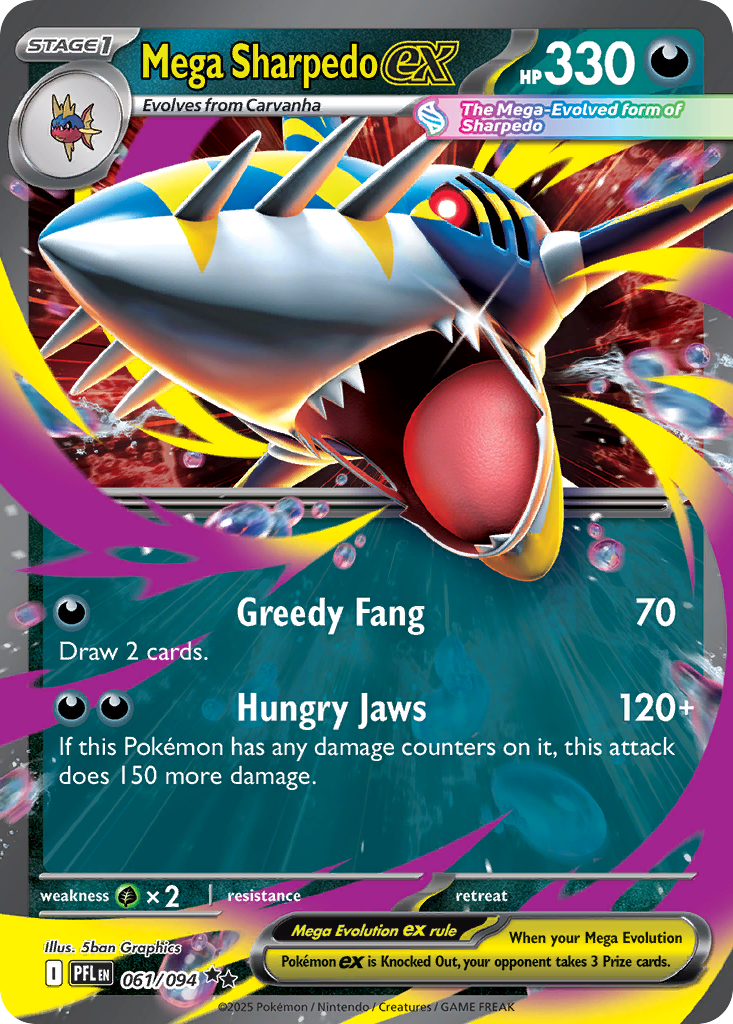 Mega Sharpedo ex 61 / 94