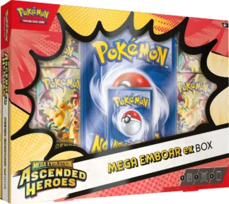 Ascended Heroes: Mega Emboar ex Box *FORUDBESTILLING*