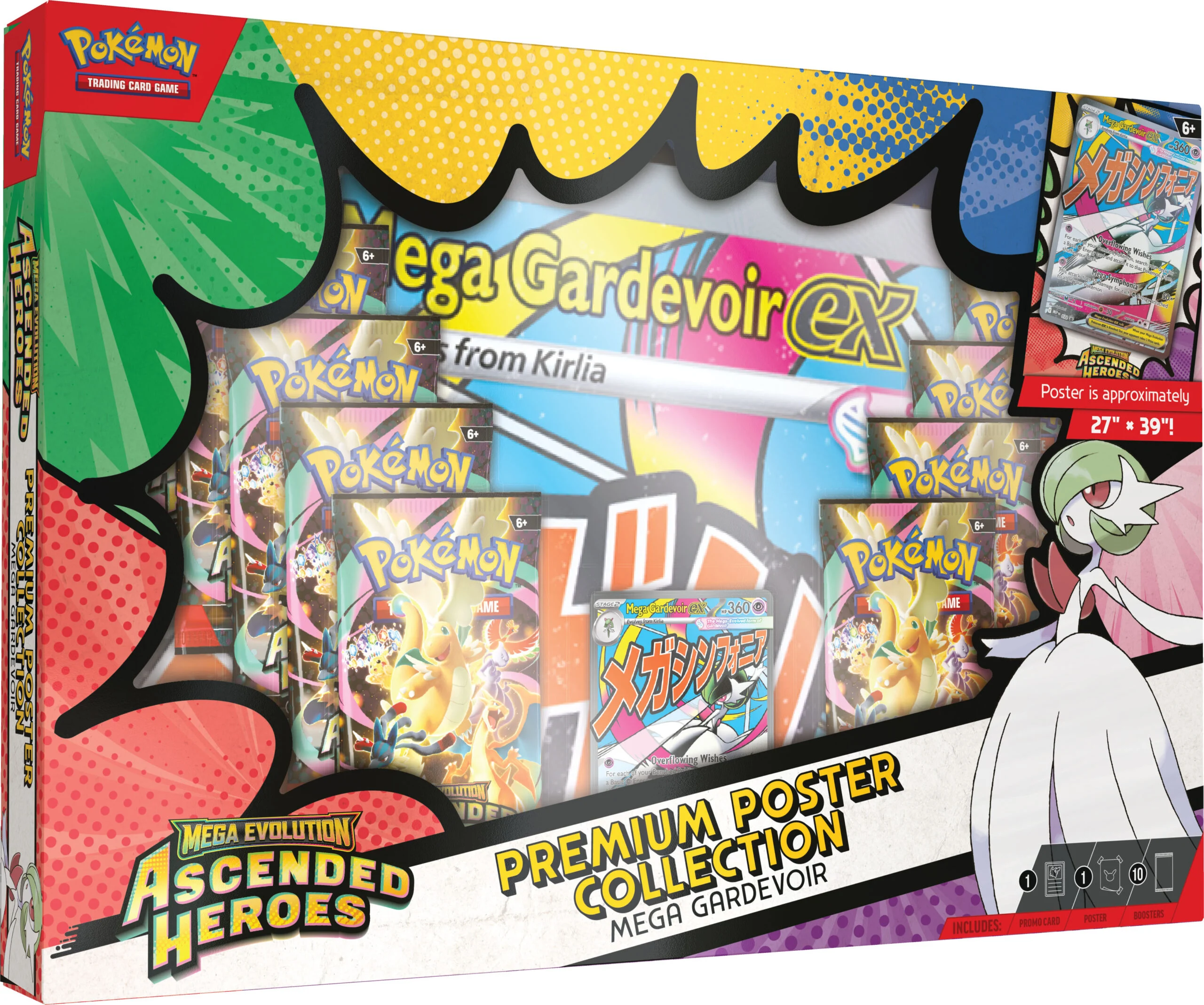 Ascended Heroes: Mega Gardevoir Premium Poster Collection *FORUDBESTILLING*
