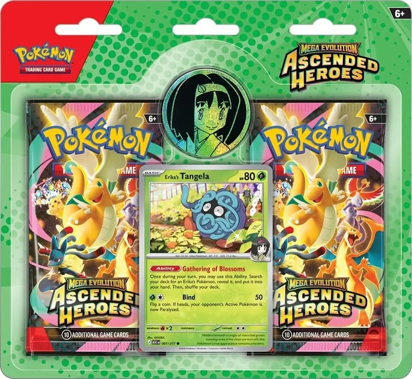 Ascended Heroes: Erika’s Tangela 2-Pack Blister