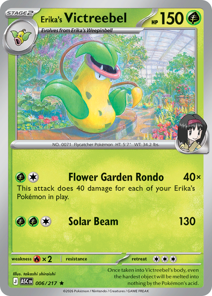 Erika's Victreebel 6 / 217