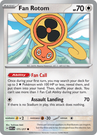 Fan Rotom 171 / 217