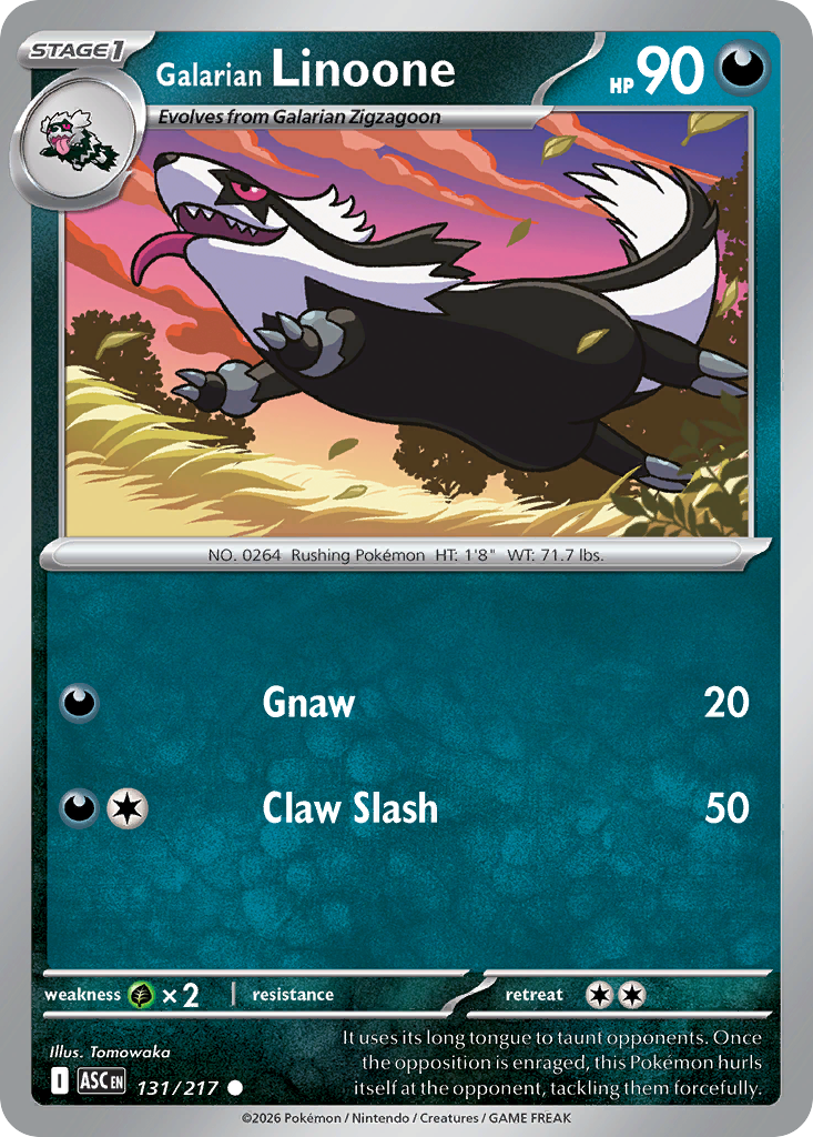 Galarian Linoone 131 / 217