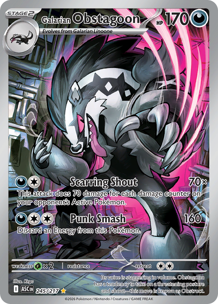 Galarian Obstagoon 245 / 217