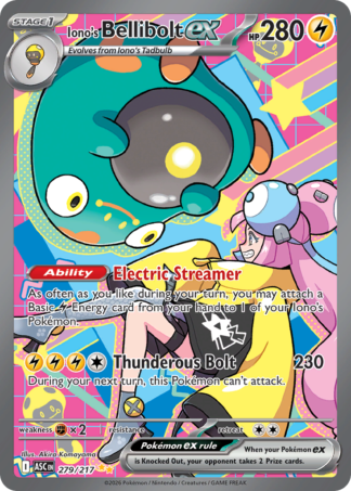 Iono's Bellibolt ex 279 / 217