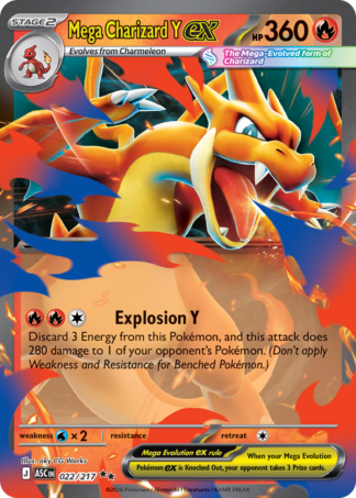 Mega Charizard Y ex 22 / 217