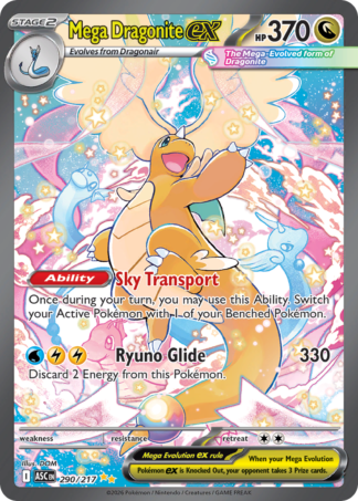Mega Dragonite ex 290 / 217