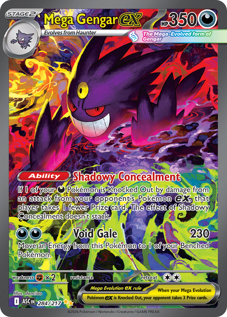 Mega Gengar ex 284 / 217